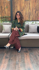 Maya Ajrakh Print Cotton Farshi Suit