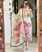 Innovative Grey Ethnic Kurta-Set