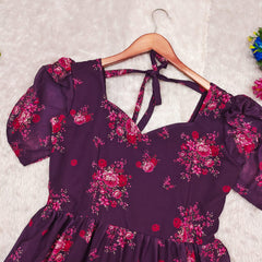 Embark On Summer In Style With Our Latest Fox Georgette Midi Dress