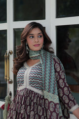 Delicate Pure Cotton Printed Kurta-Set