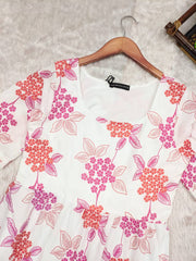 Delicate Beautiful Floral Maxi Frock