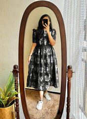 Luxurious Soft Cotton Fabric Maxi Gown