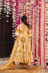 Flamingo Soft Cotton Graceful Style Anarkali Bottom With Dupptta