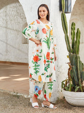 Mastani Printed Cotton Slub Kurta with Pants