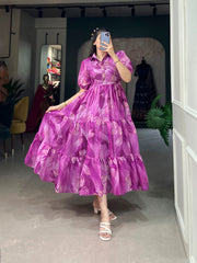 Glamorous Pure Chiffon Summer Frock