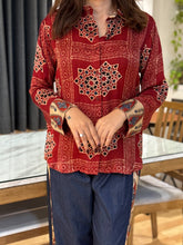 Sahiba Ajrakh Print Maldhari Heritage Shirt