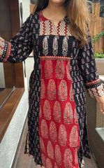 Minaxi Ajrakh Print Cotton Kurta