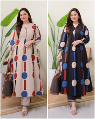 Effortless Style Premium Cotton Office Wear Kurta-Sets
