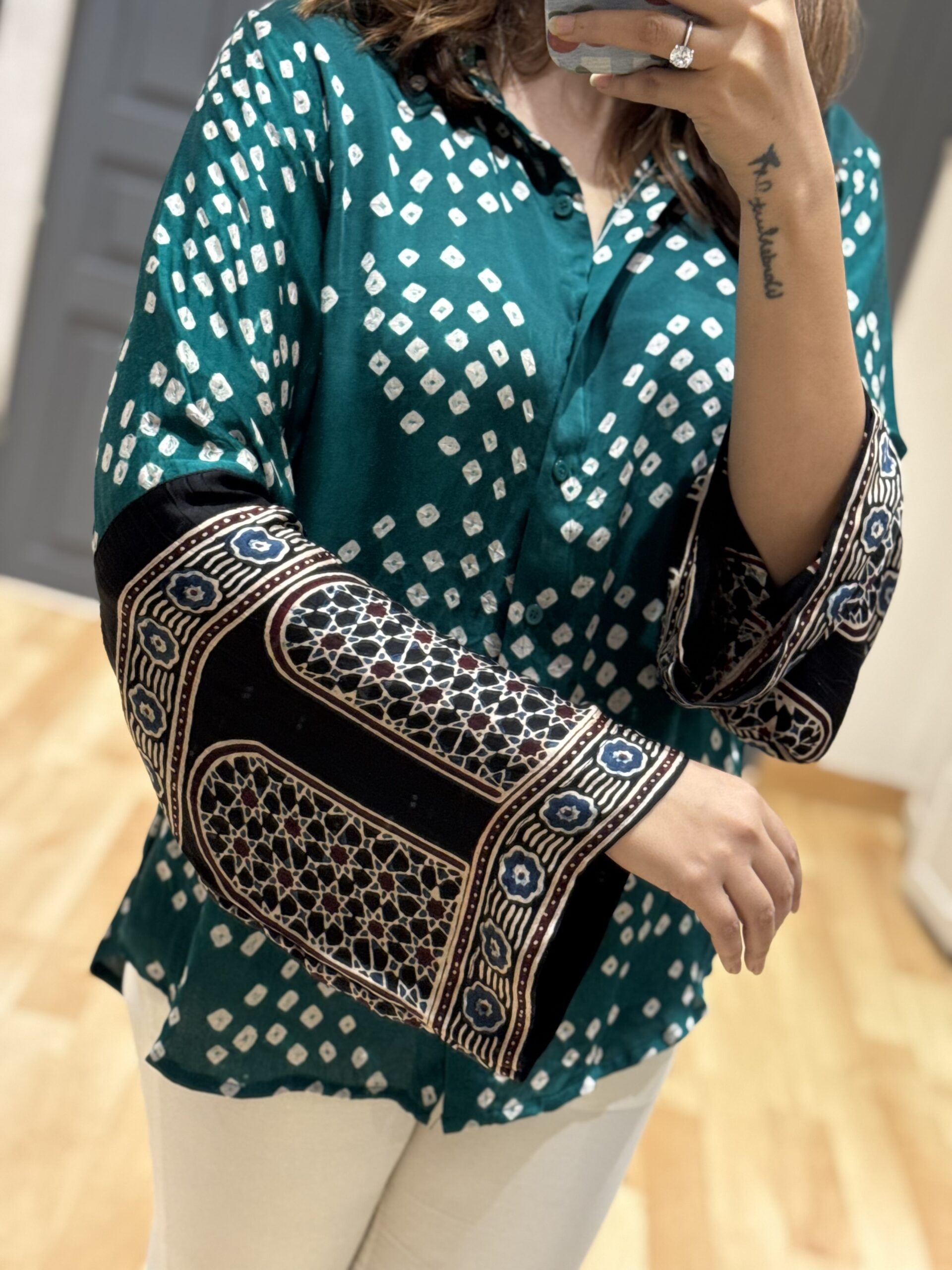 Tanya Bandhani Rabari Heritage Shirts