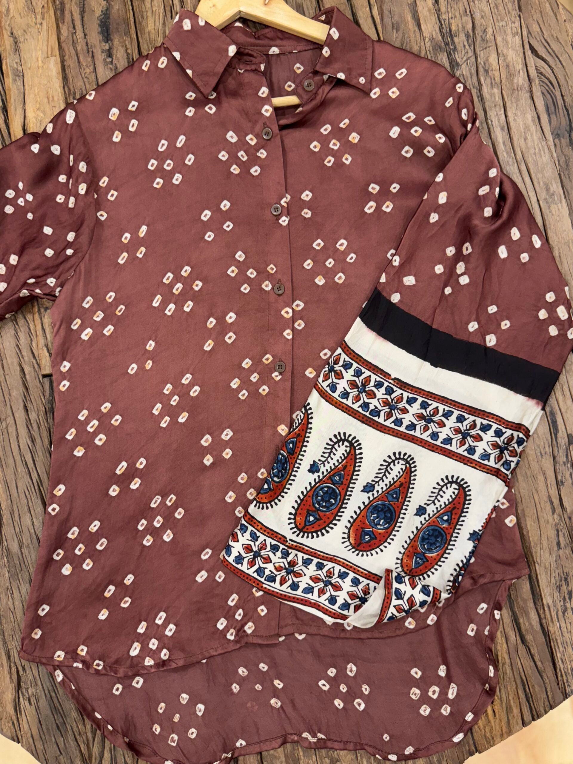 Tanya Bandhani Rabari Heritage Shirt