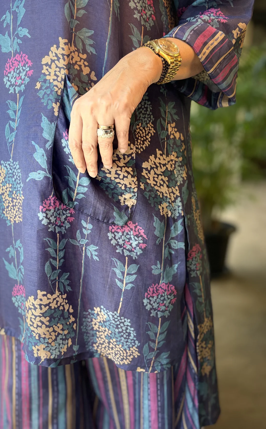 Manaa Cotton Printed Bloom Cord-Set