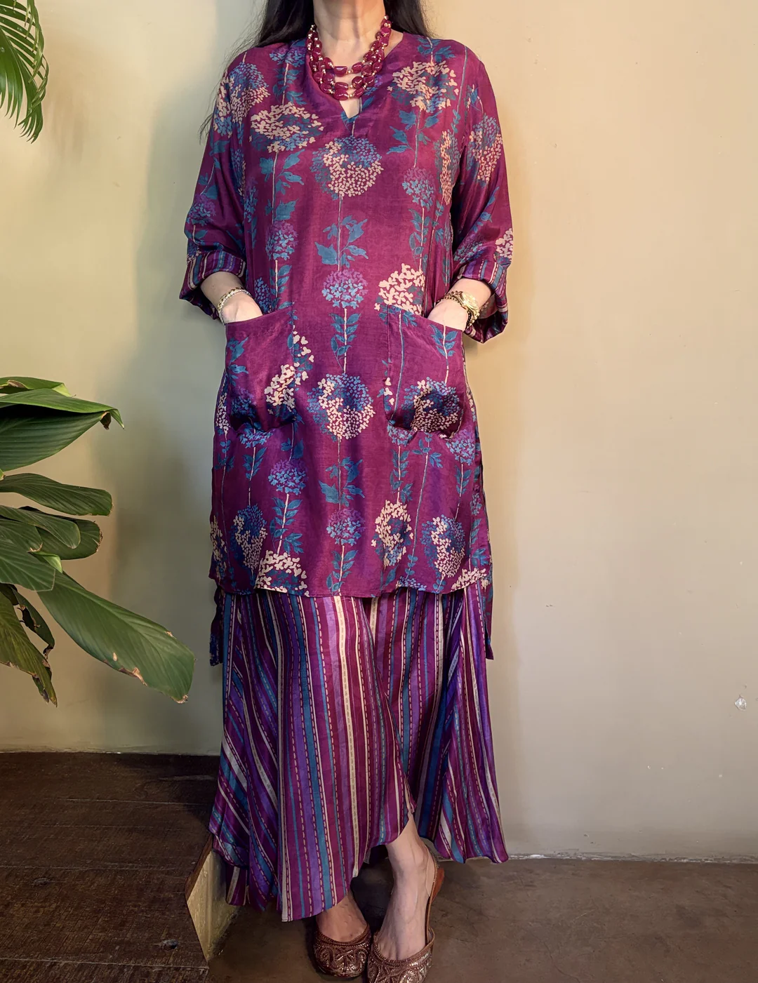 Manaa Cotton Printed Bloom Cord-Set