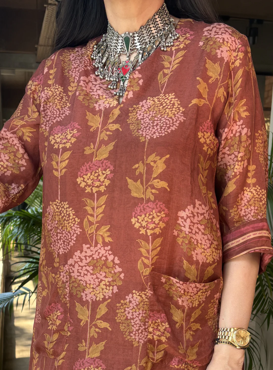 Manaa Cotton Printed Bloom Cord-Set