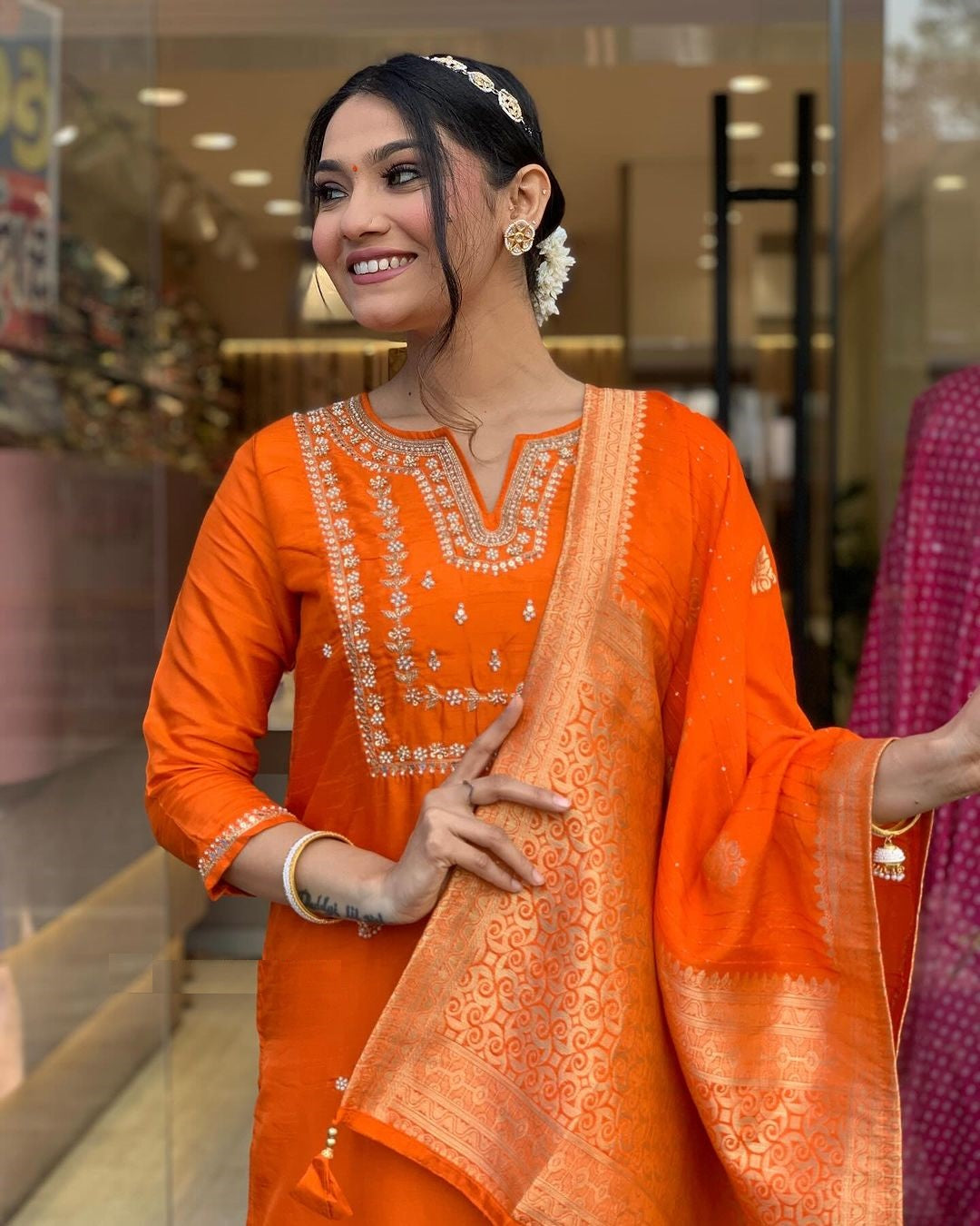 Flamingo Fanta Ethnic Kurta-Set