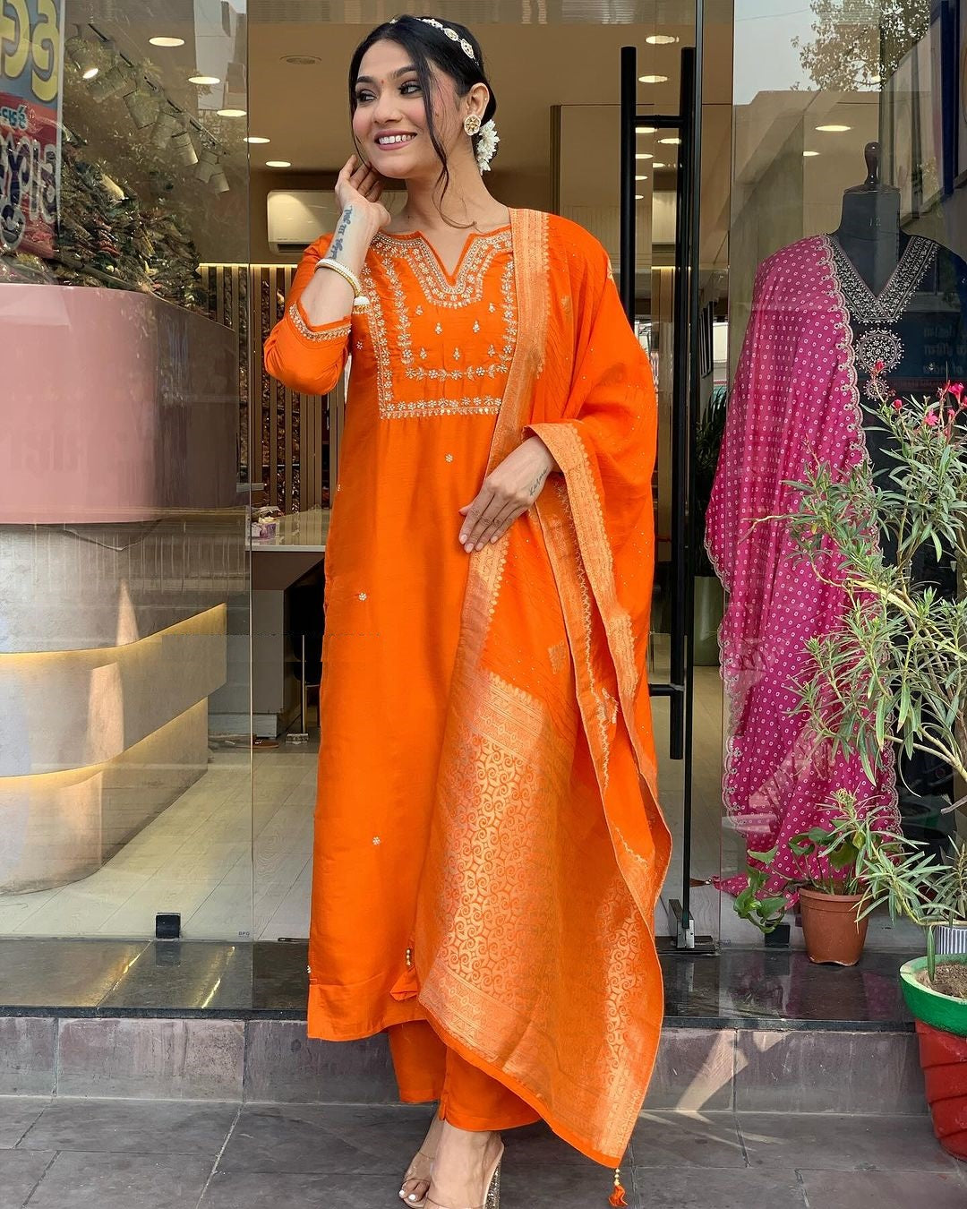 Flamingo Fanta Ethnic Kurta-Set