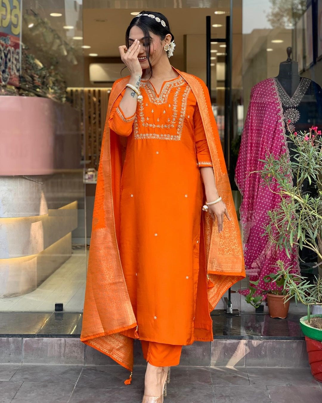 Flamingo Fanta Ethnic Kurta-Set