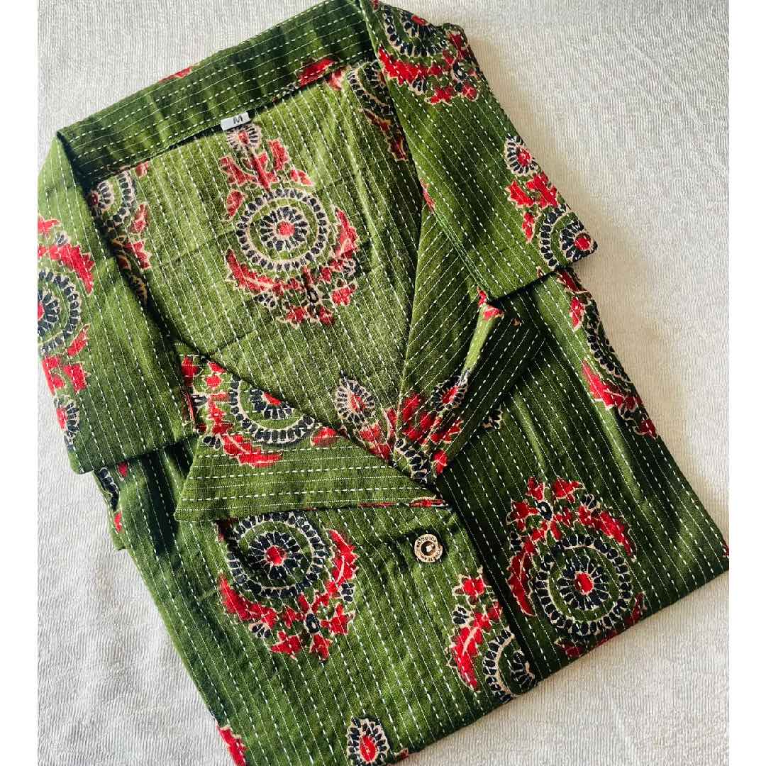 Anju Cotton Kantha Shirts