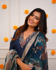 Stunning Rama Ethnic Kurta-Set