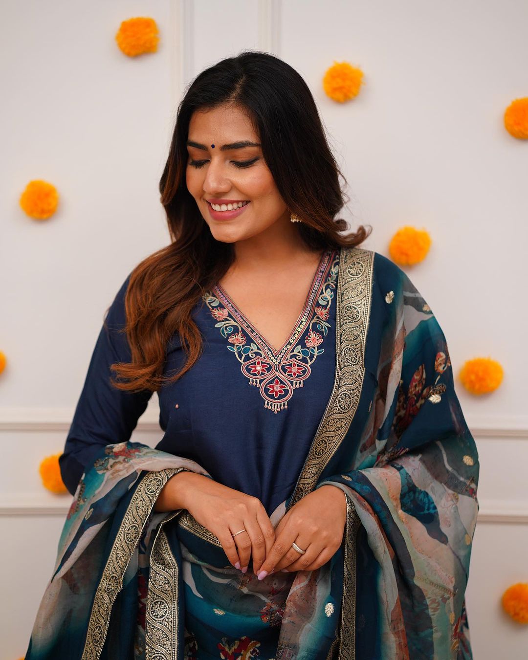 Stunning Rama Ethnic Kurta-Set