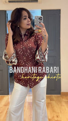 Tanya Bandhani Rabari Heritage Shirt