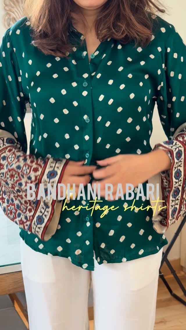 Tanya Bandhani Rabari Heritage Shirts