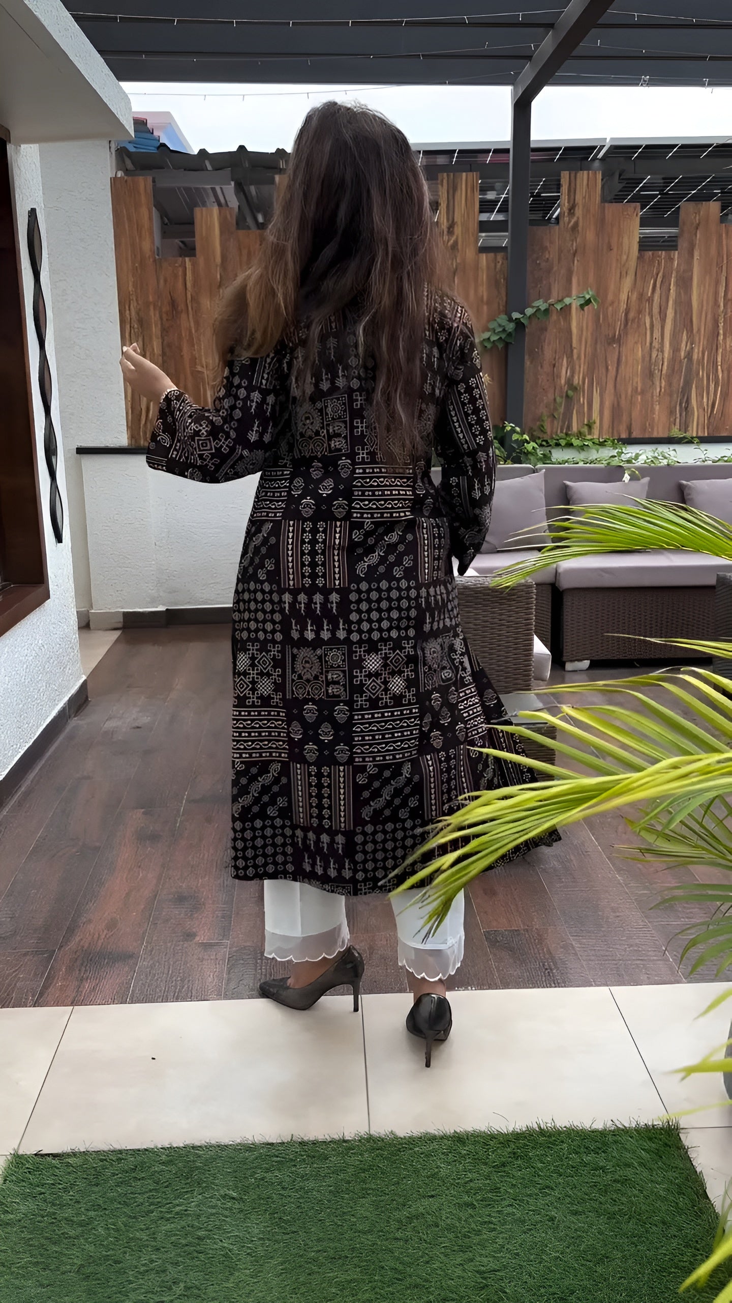Kunika Ajrakh Print Cotton Kurta