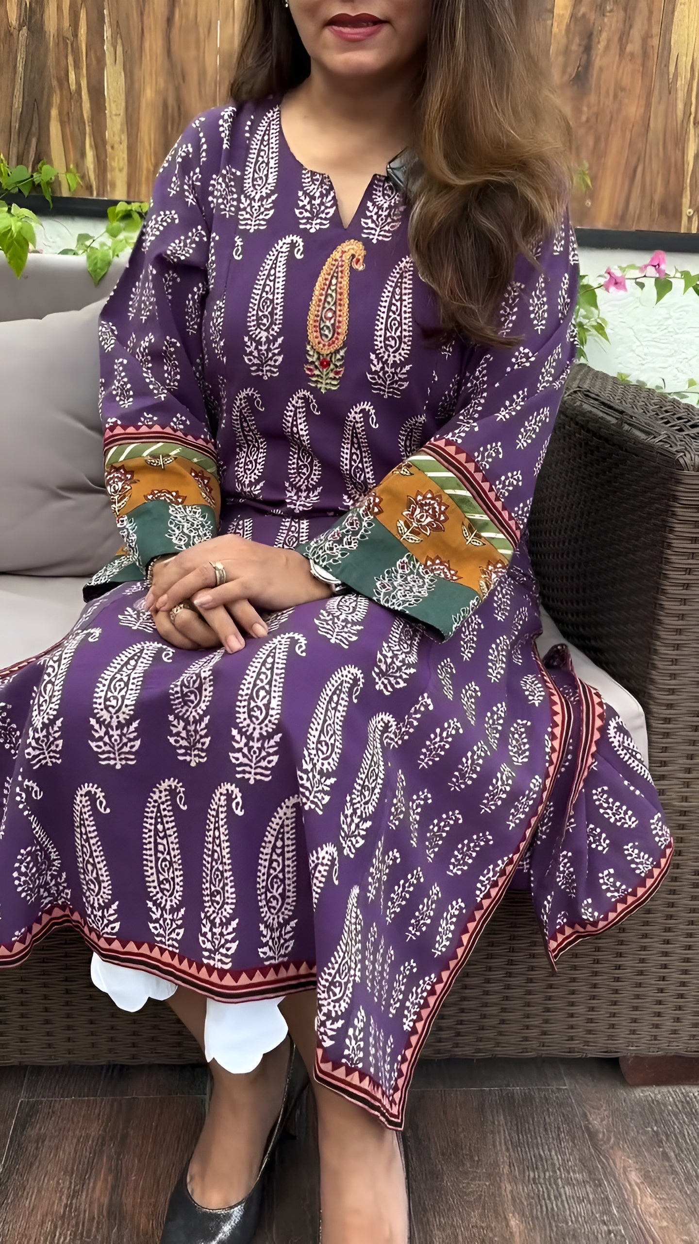 Aarohi Ajrakh Print Cotton Kurta