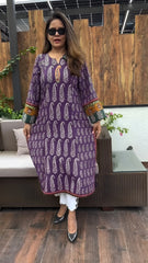 Aarohi Ajrakh Print Cotton Kurta