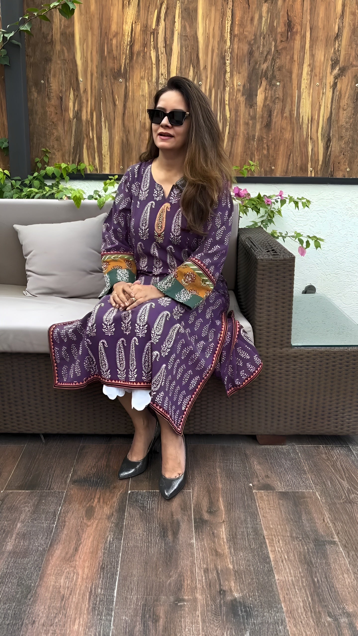 Aarohi Ajrakh Print Cotton Kurta