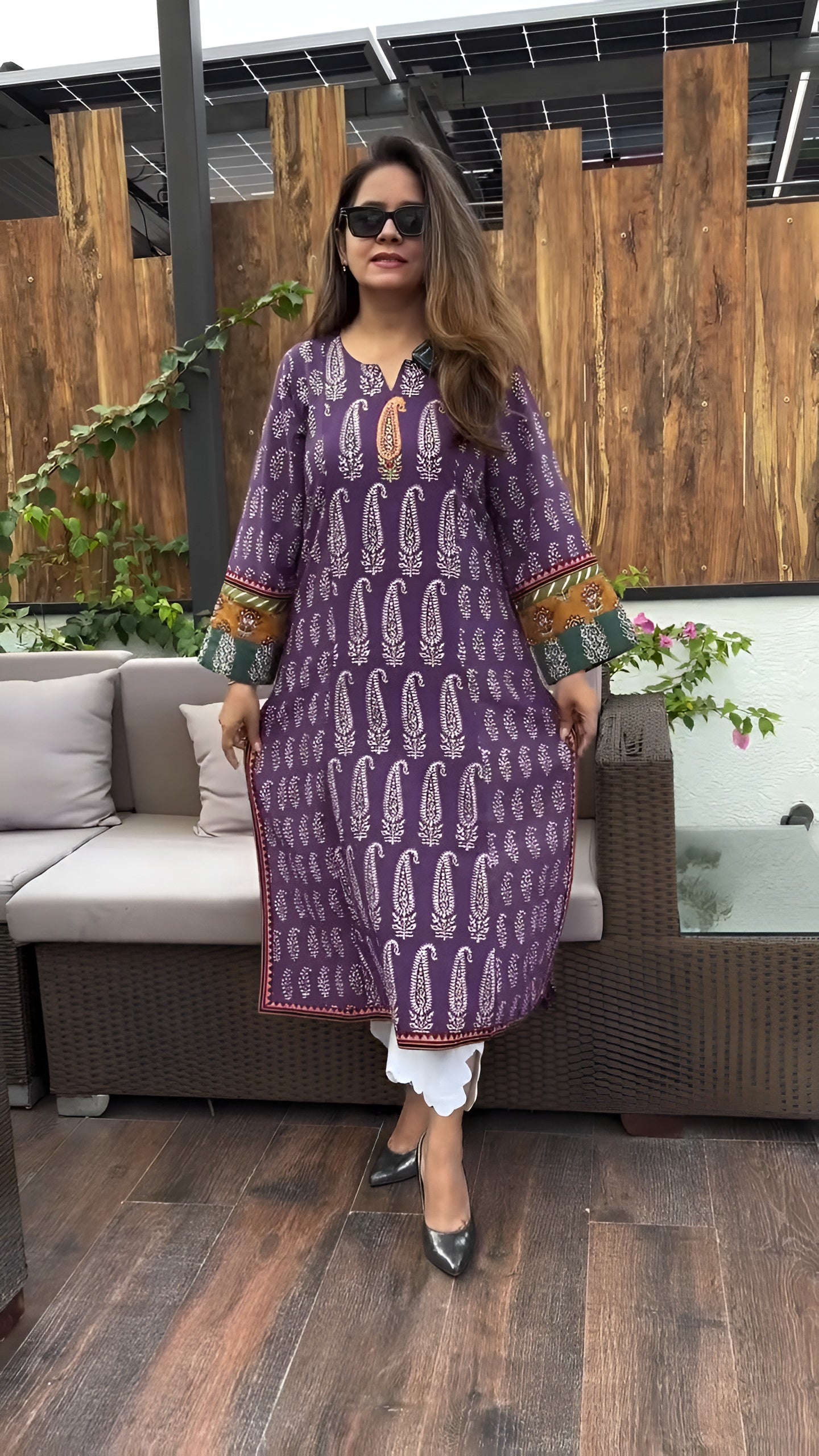 Aarohi Ajrakh Print Cotton Kurta
