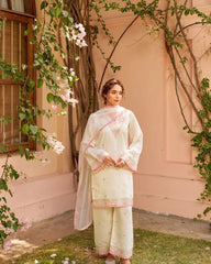 Luxurious Pink Ethnic Kurta-Set