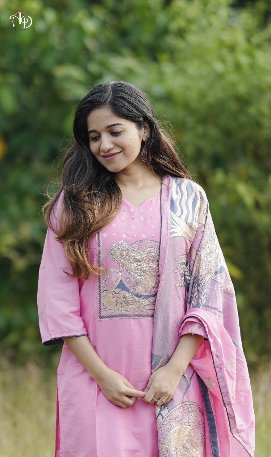 Regal Pink Ethnic Kurta-Set