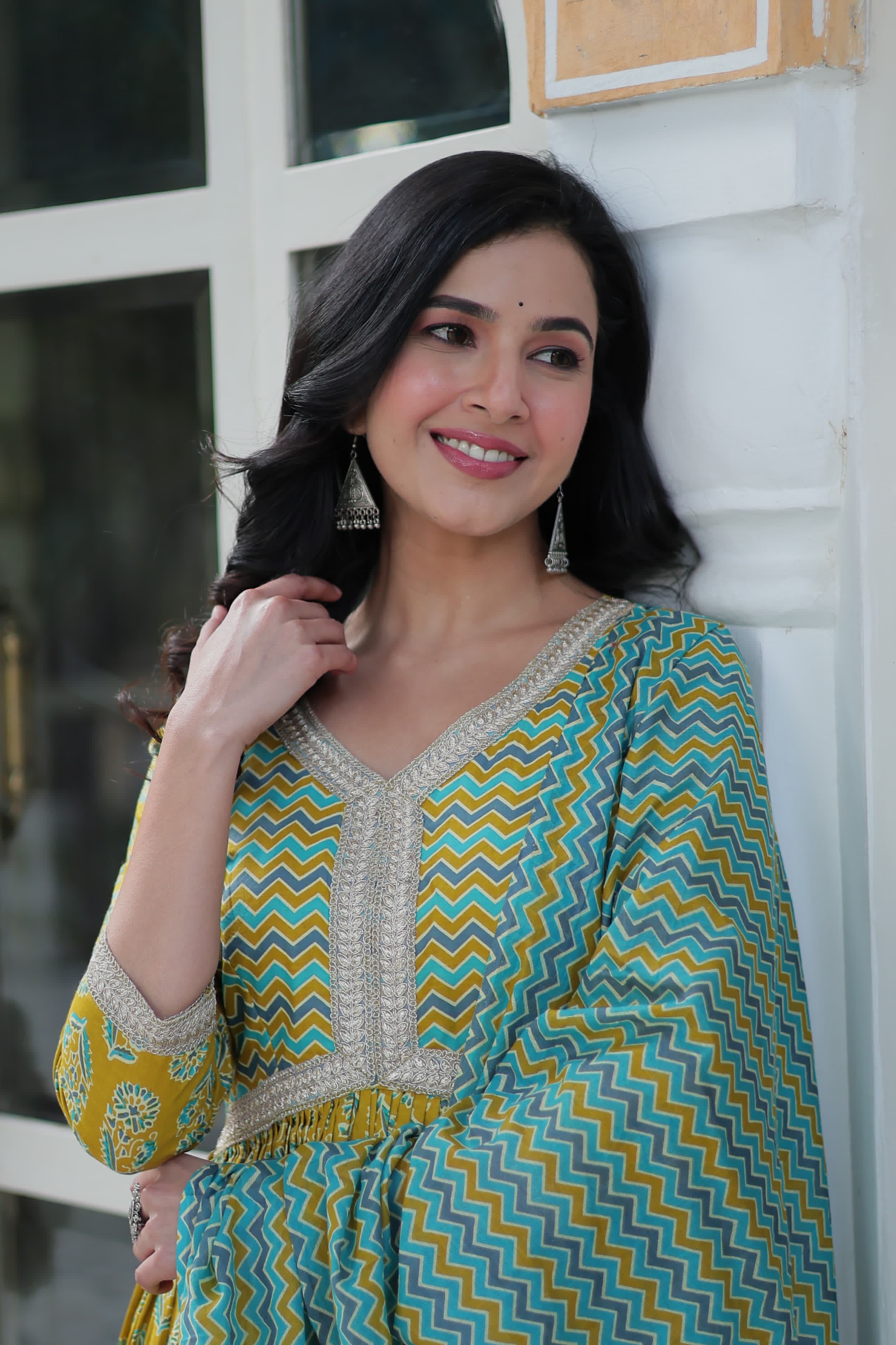 Delicate Pure Cotton Printed Kurta-Set