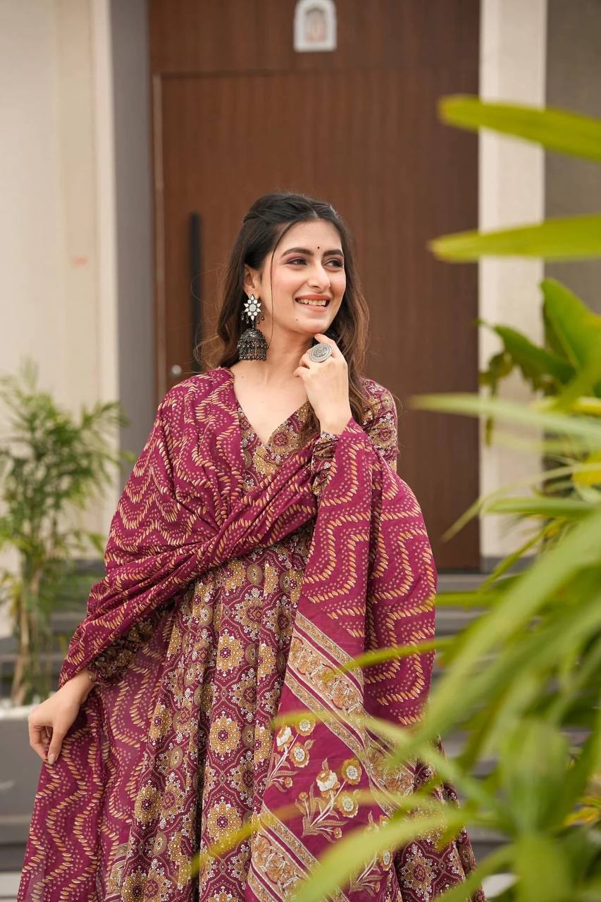 Graceful Soft Cotton Kurta Set