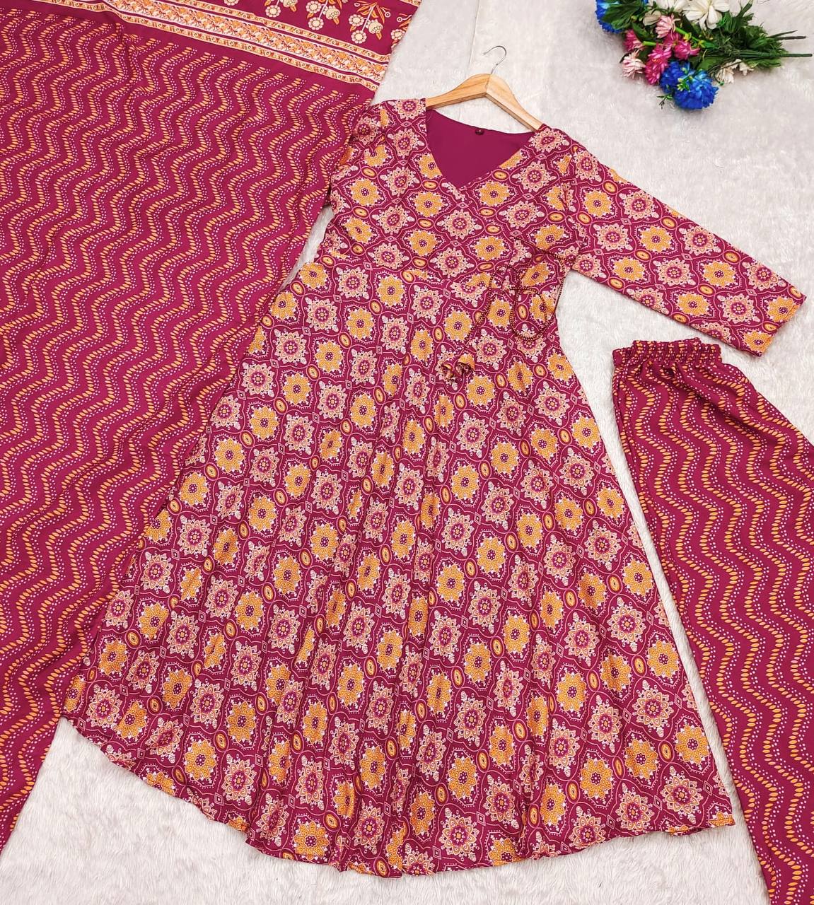 Graceful Soft Cotton Kurta Set