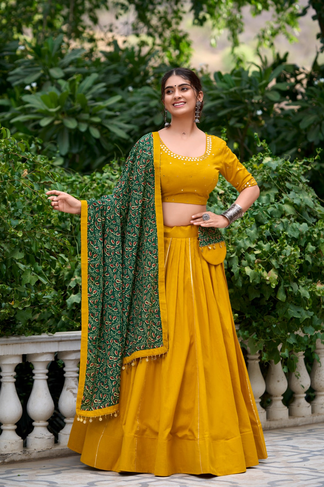 Magestic  Mustard Pure Cotton