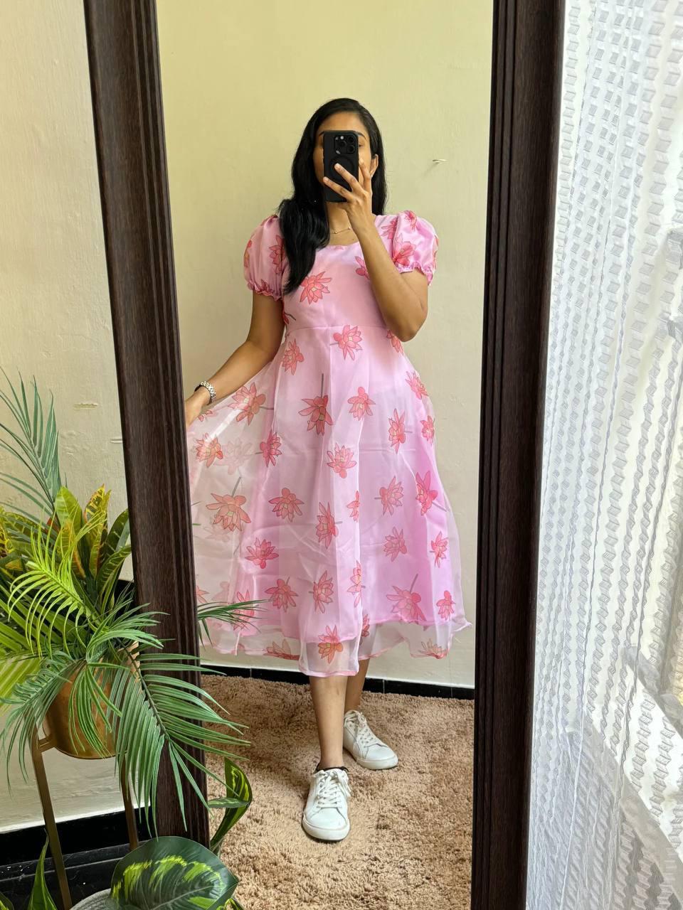 Celebrate Beautiful Floral Maxi For Upcoming  Season With Beautiful Floral Print