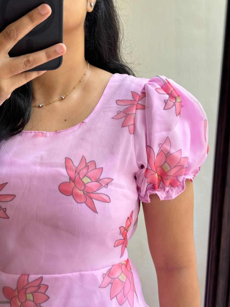 Celebrate Beautiful Floral Maxi For Upcoming  Season With Beautiful Floral Print