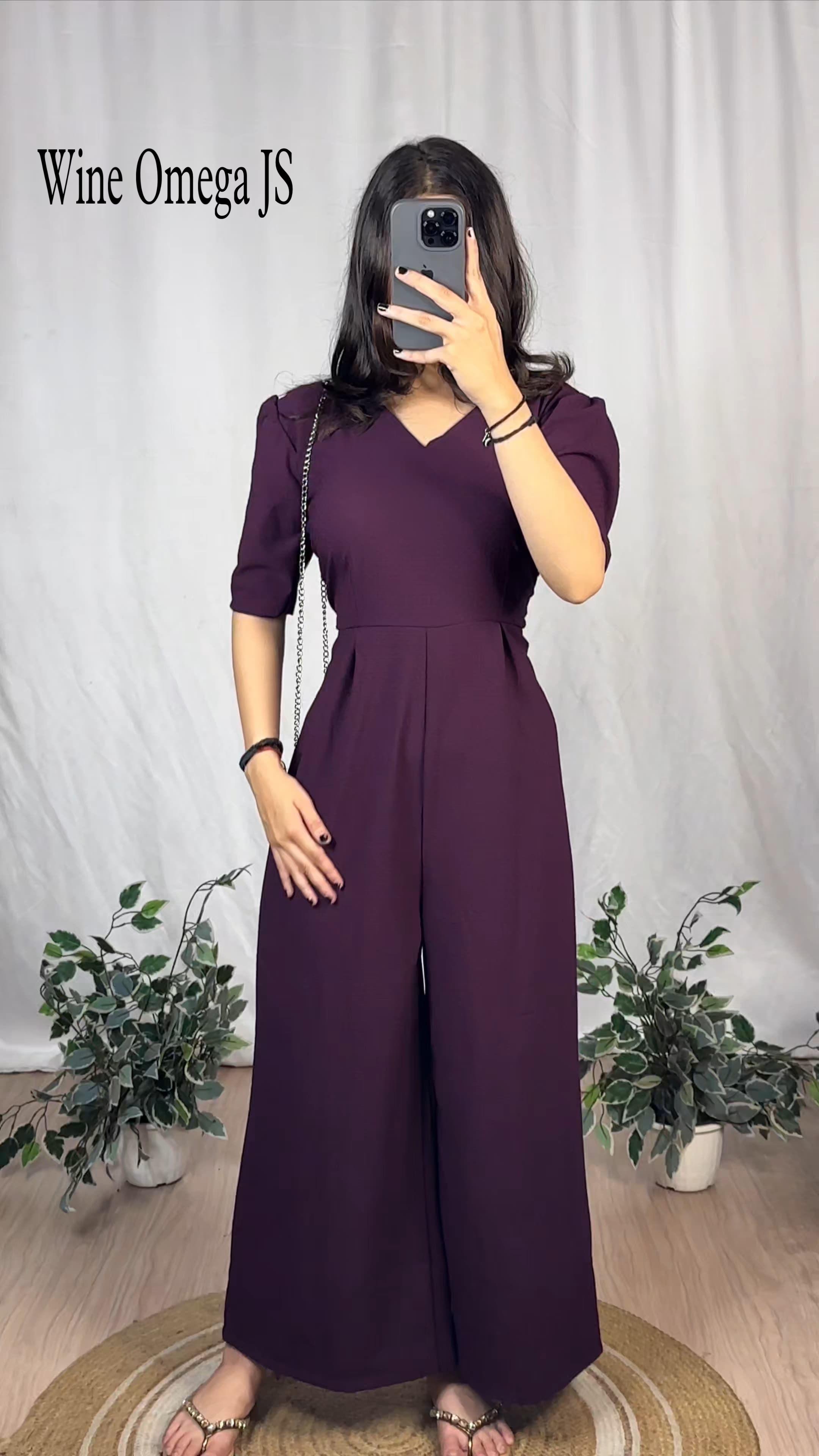 Exquisite Indigo chex Jumpsuit