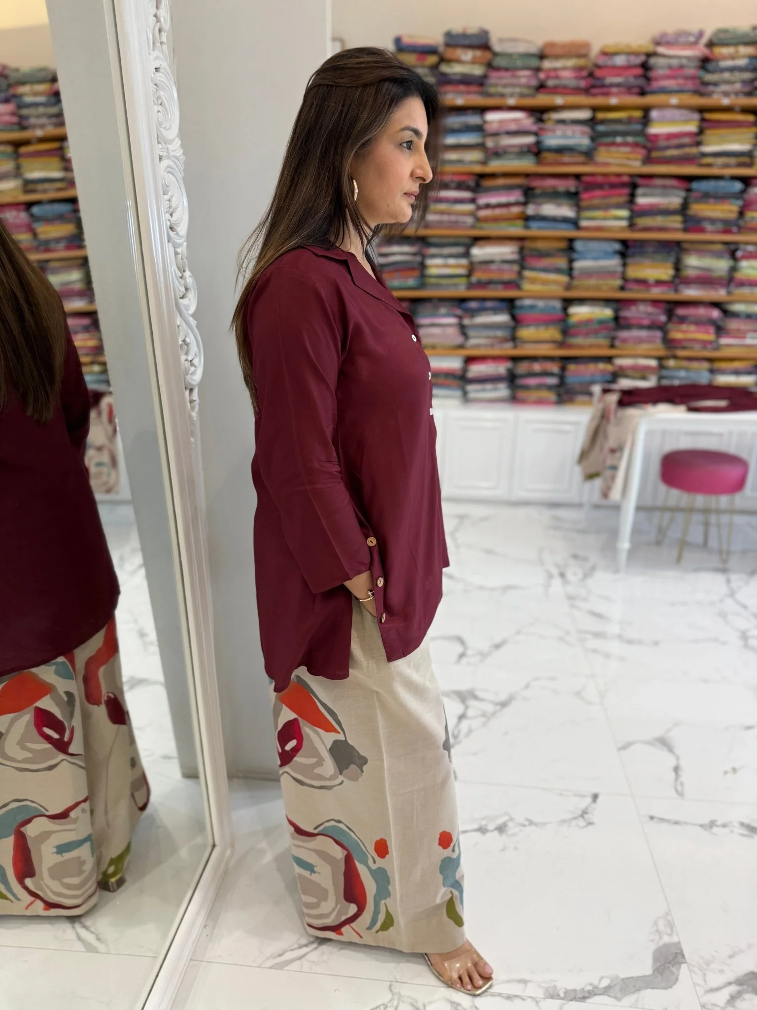 SARAA Muslin Indo-Western Co-ord Sets