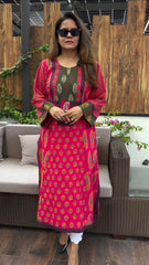 Aarohi Ajrakh Print Cotton Kurta