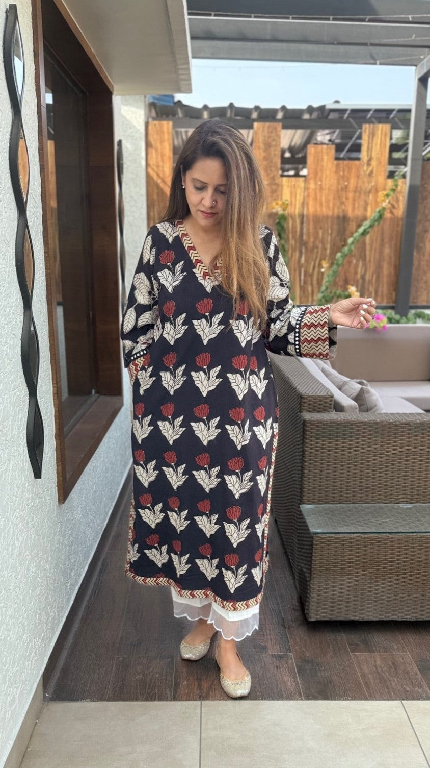 Rashmi Jaipur Print Cotton Kurta