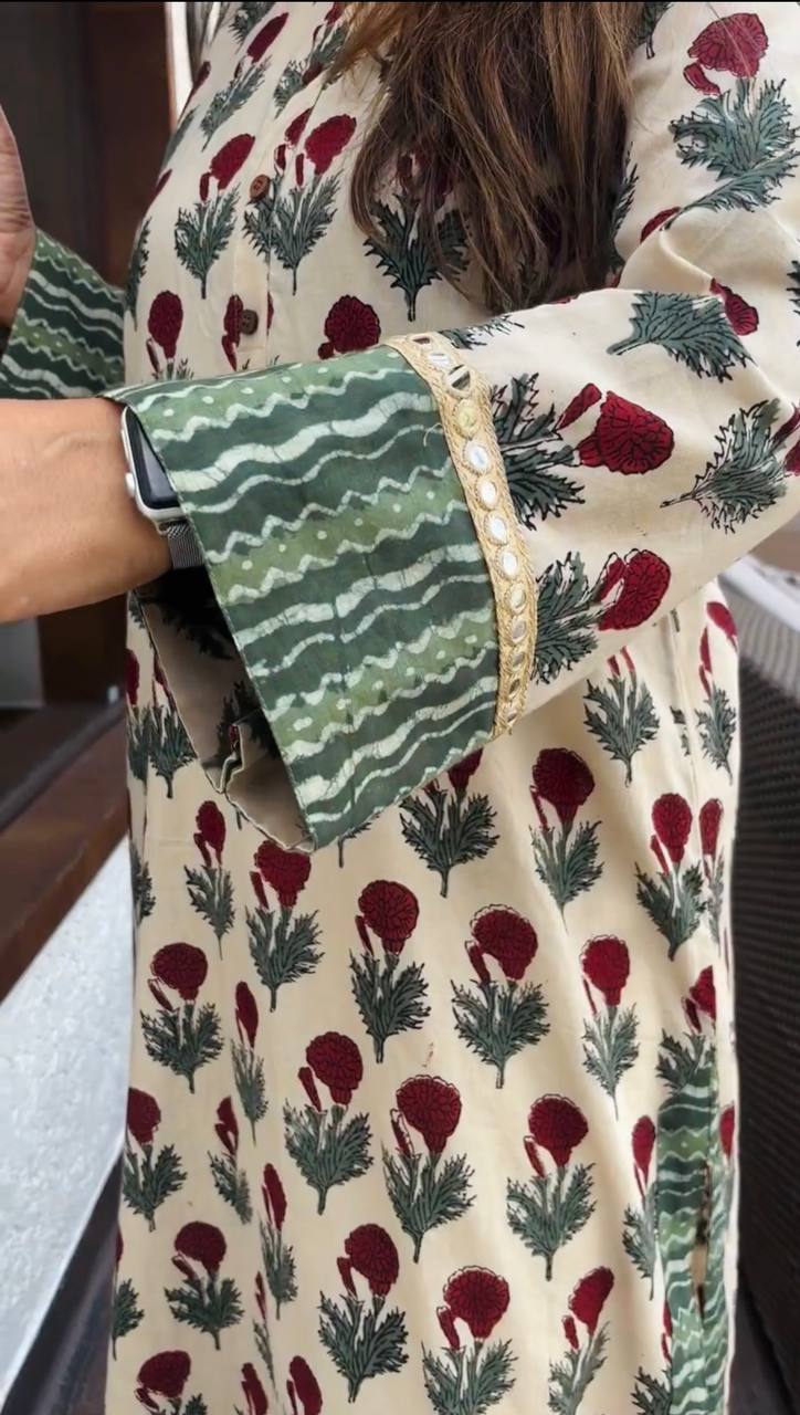 Rashmi Jaipur Print Cotton Kurta