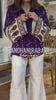 Tanya Bandhani Rabari Heritage Purple Shirt