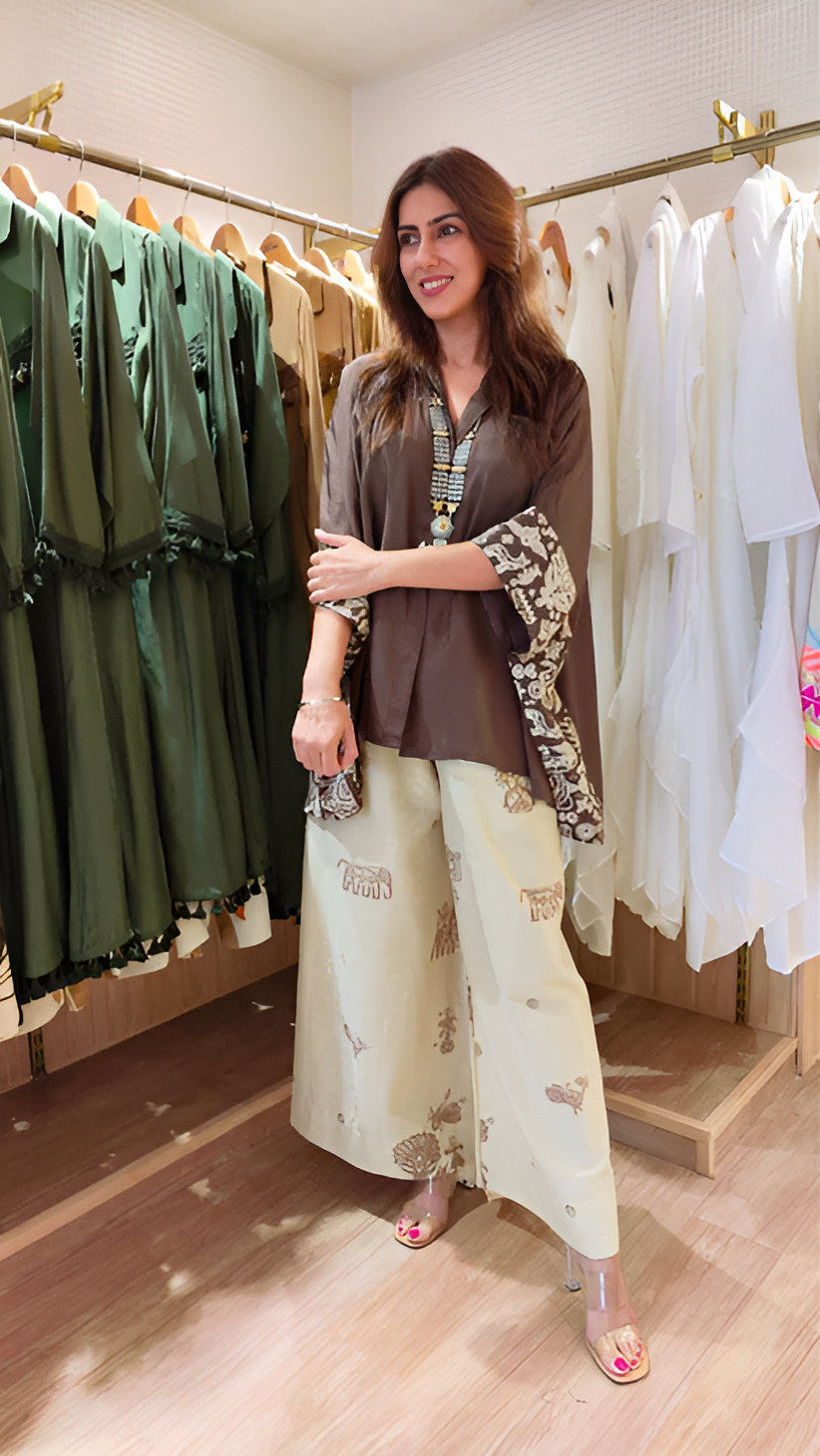 Amira Handcrafted Kimono Coord Sets in Earthy & Pastel Tones