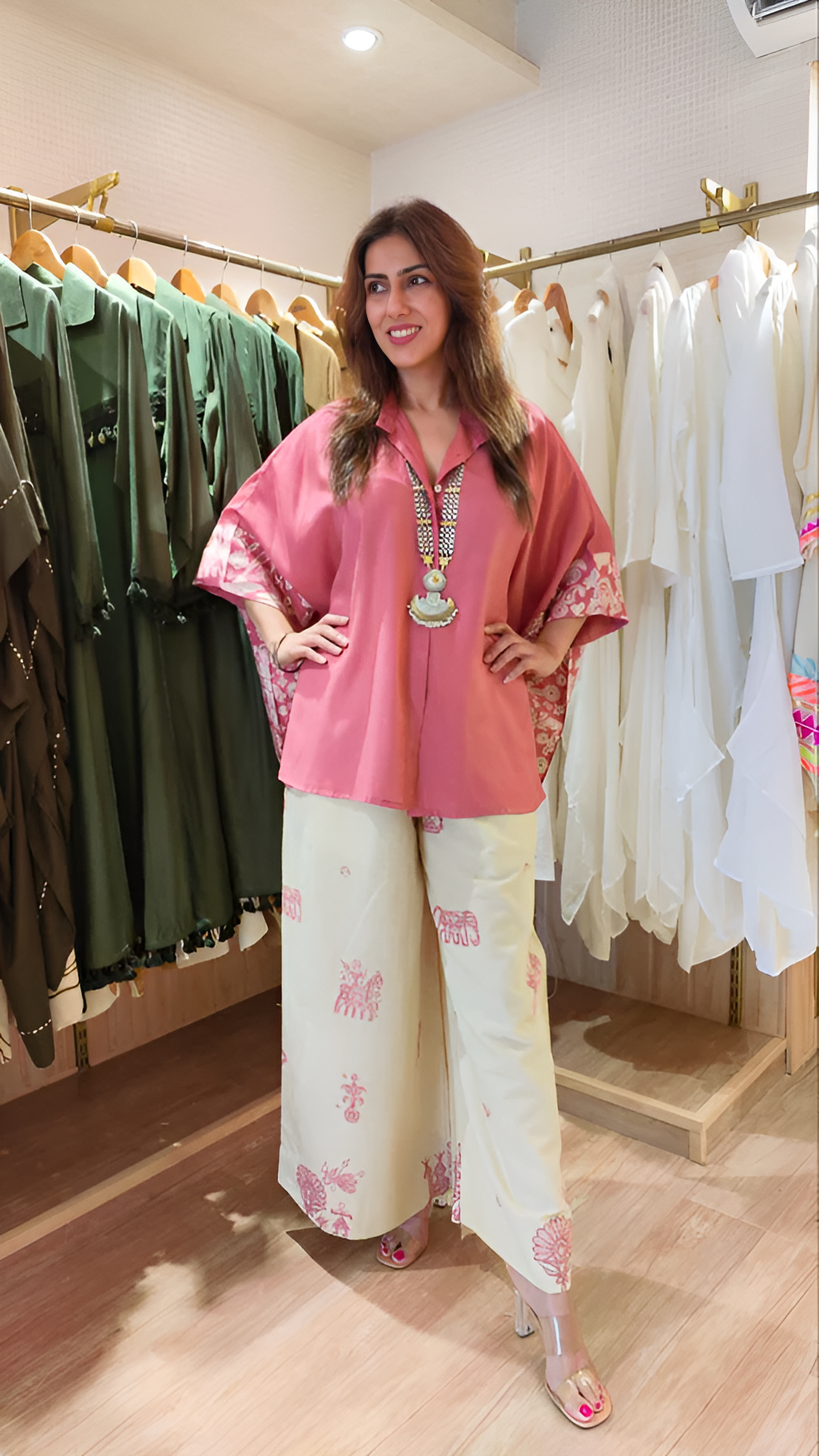 Amira Handcrafted Kimono Coord Sets in Earthy & Pastel Tones