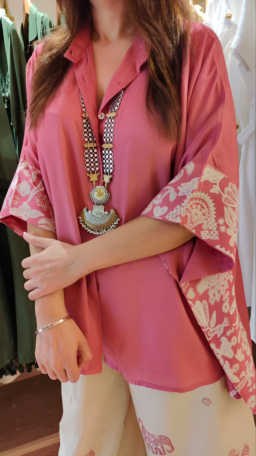 Amira Handcrafted Kimono Coord Sets in Earthy & Pastel Tones